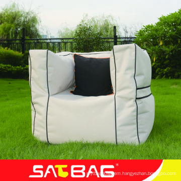 High quality outdoor bean bag sofa with armrest